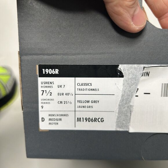 New Balance Shoes 1906R “Volt Black/Neon Green” 2024 - Picture 6 of 6